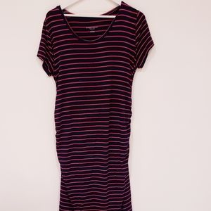 🌻Liz lange mid calf length maternity dress L